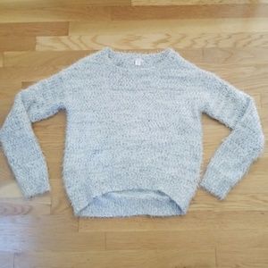 Fuzzy White Xhilaration Sweater